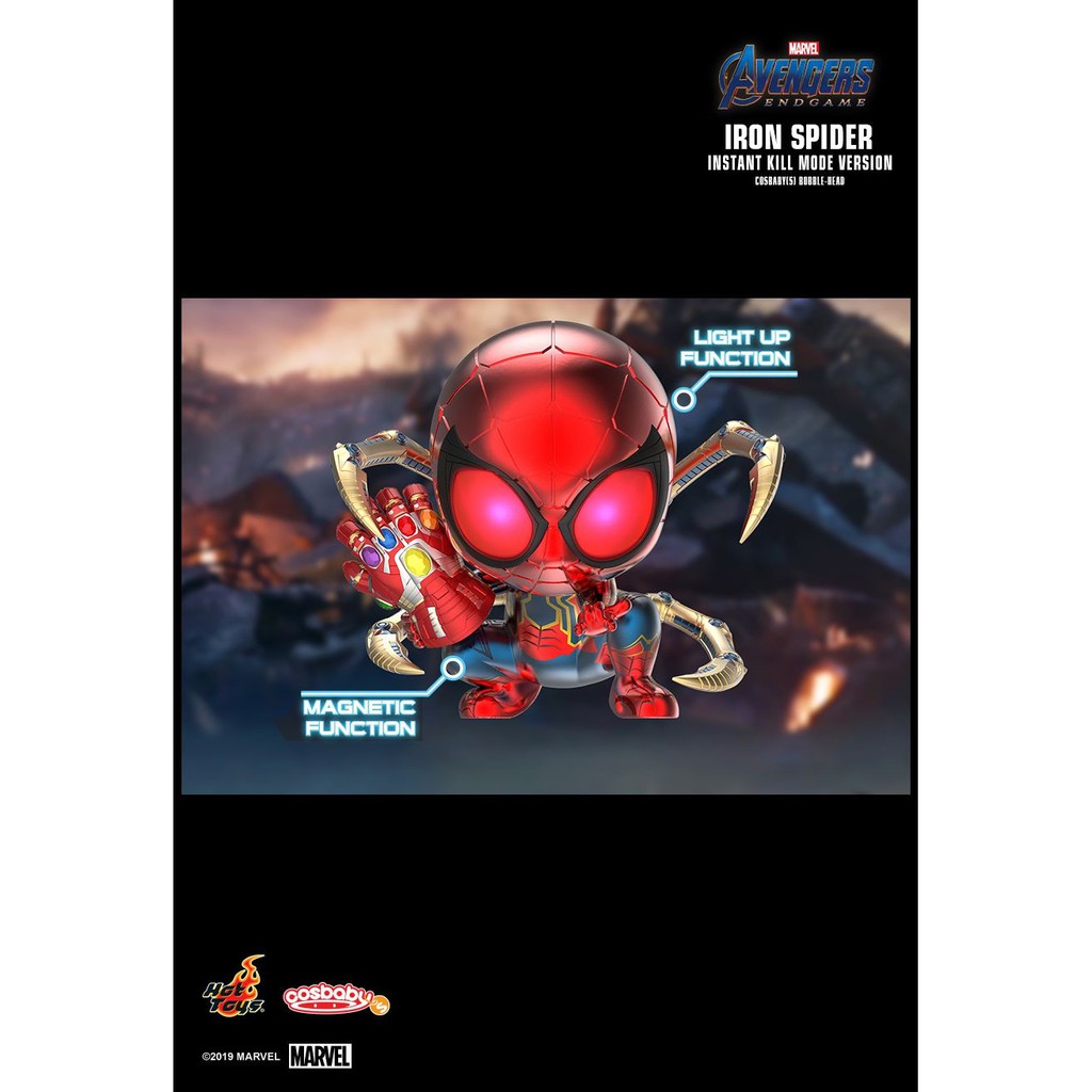 Jual Hot Toys Cosbaby Iron Spider Instant KIll Mode Version COSB
