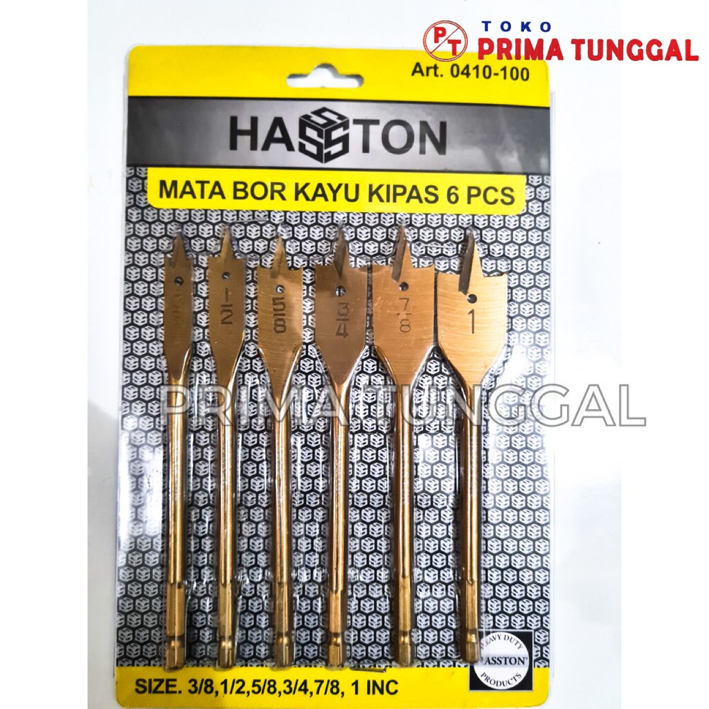 Jual Mata Bor Kayu Kipas Set Pcs Prohex Flat Wood Drill Bit Mata Bor