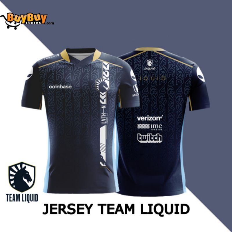 Jual BAJU KERSEY TEAM LIQUID DOTA 2 TERBARU 2021 2022 FREE NICKNAME