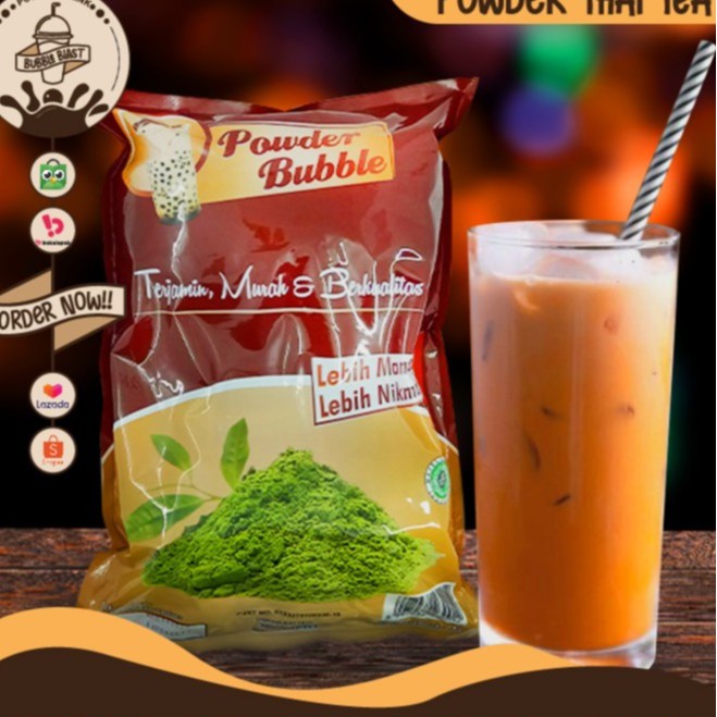 Jual Powder Minuman Rasa Thai Tea Premium 1kg Bubuk Minuman Rasa Thai