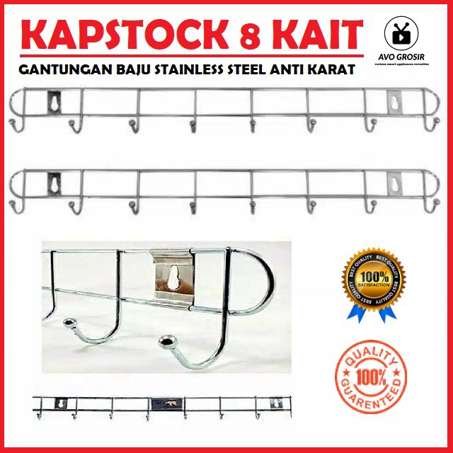 Jual Gantungan Baju Kapstok Kait Stainless Steel Shopee Indonesia