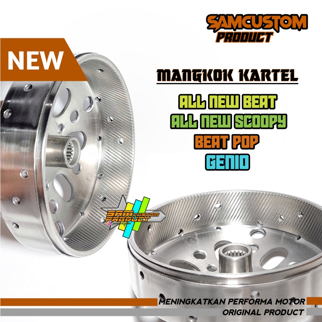 Jual MANGKOK KAMPAS GANDA ANTI GREDEG CUSTOM KARTEL BEAT SCOOPY BEAT