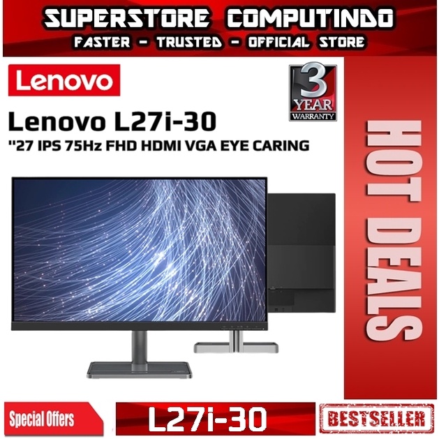 Jual Monitor Led Lenovo L I Ips P Hz Hdmi Vga Eye Caring