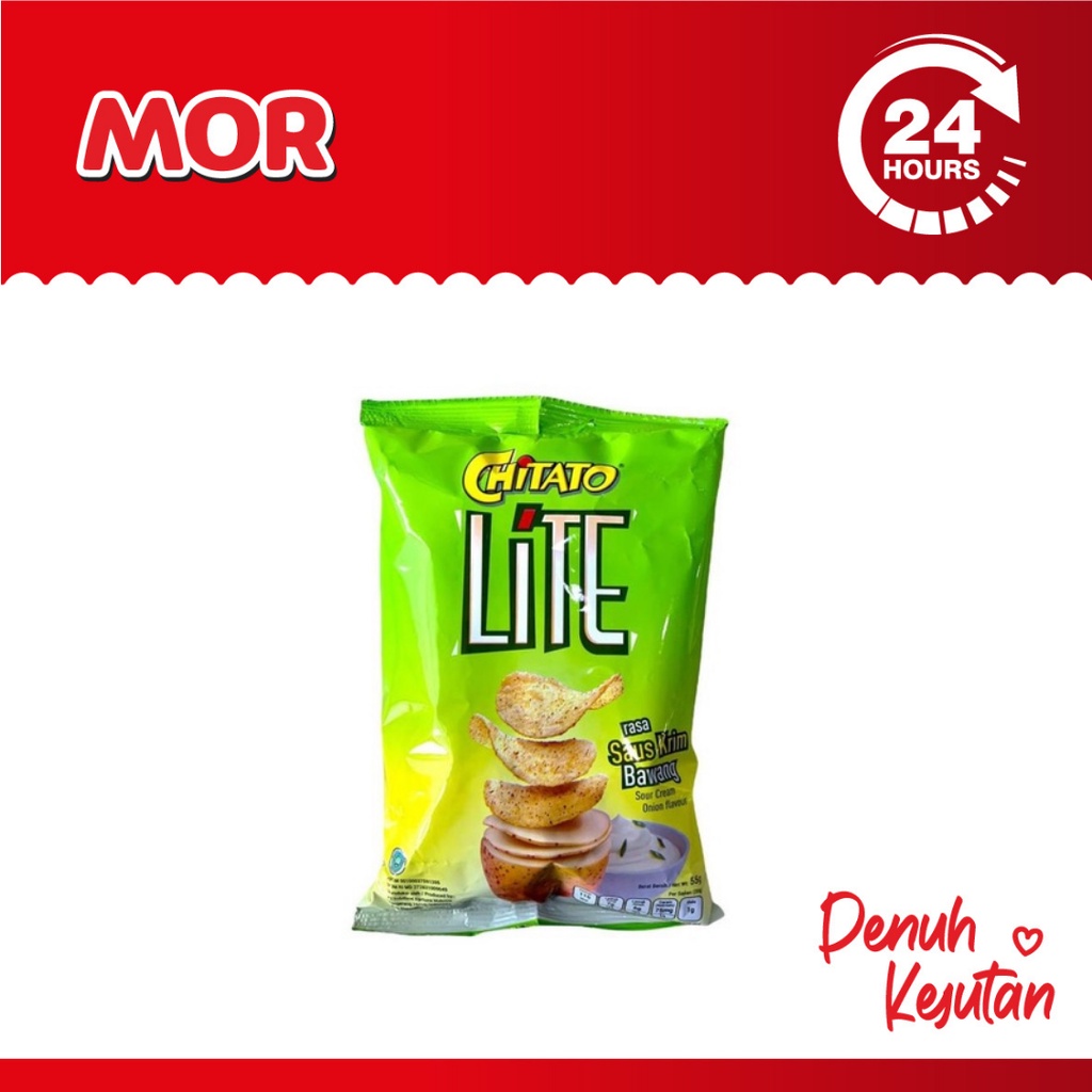 Jual Chitato Lite Sour Cream Onion Gr Rasa Saus Krim Bawang Shopee