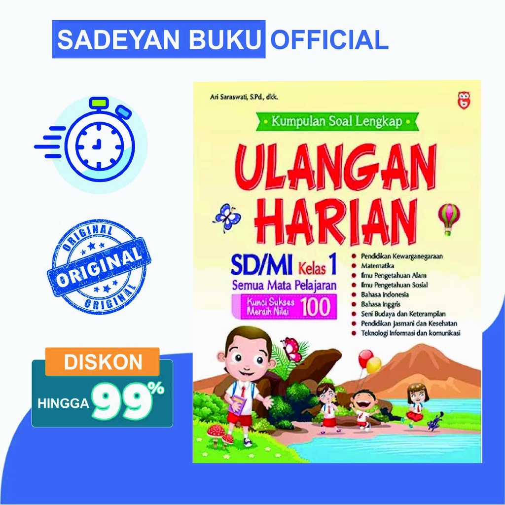 Jual Buku Sekolah Kumpulan Soal Lengkap Ulangan Harian Sd Mi Kelas