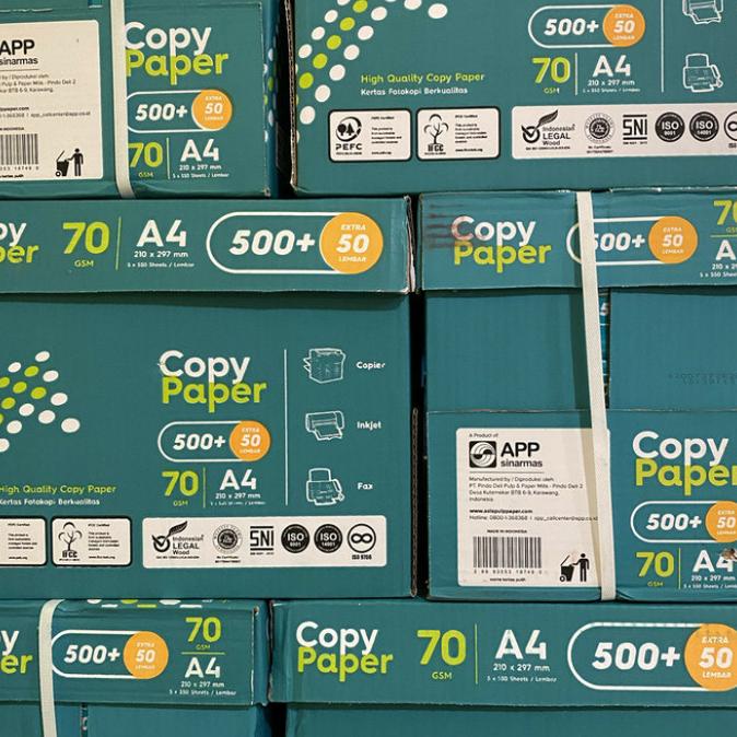 Jual Kertas HVS Fotokopi Copy Paper A4 70gr Per Dus KERTAS HVS Shopee