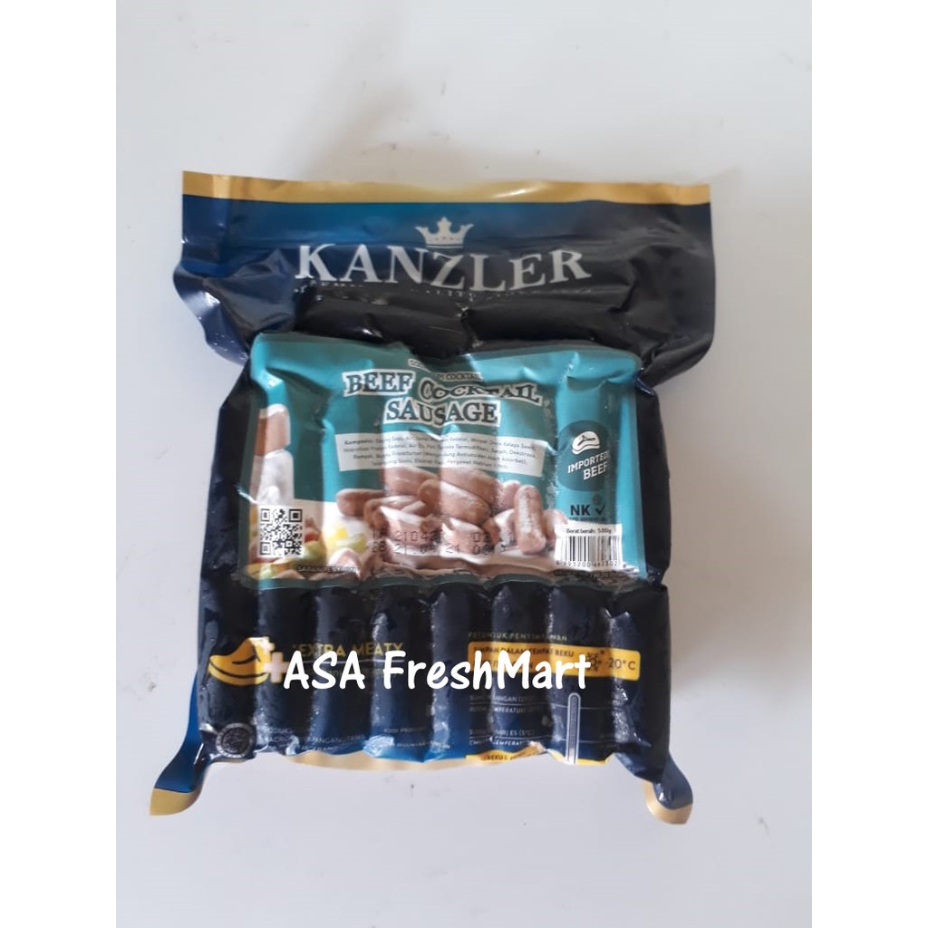 Jual Kanzler Beef Cocktail Sausage Sosis Sapi Mini Gr Pcs