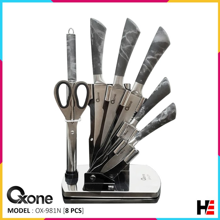 Jual Pisau Dapur Kipas Oxone Ox Pisau Dapur Butterfly Knife Set