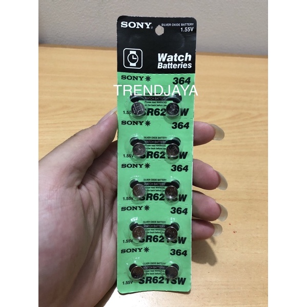 Jual SONY 364 SR621SW SR 621 SW BATRE BATREI BATERAI KANCING JAM TANGAN