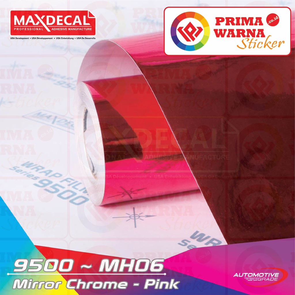 Jual Maxdecal Mh Mirror Chrome Wrap Series Sticker Roll Cm X