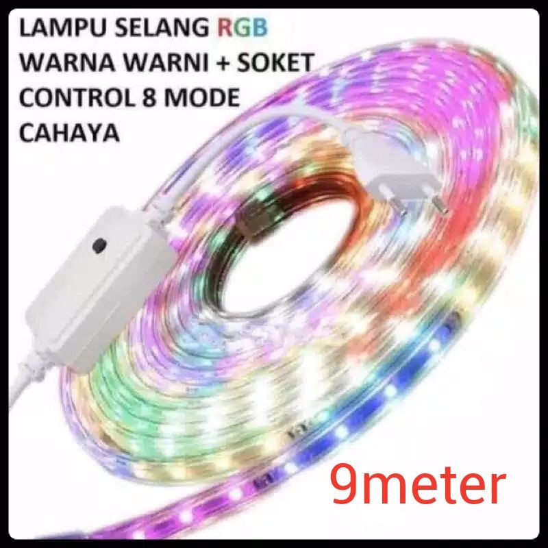 Jual Lampu Led Strip Selang Warna Warni V Adaptor M