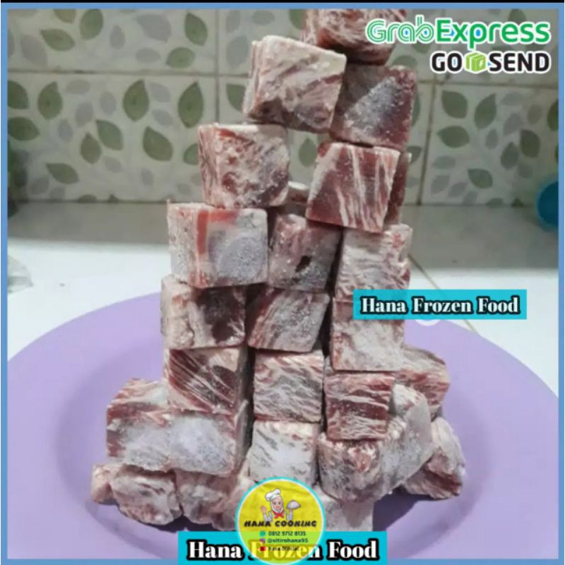 Jual Daging Sapi Beef Cube Saikoro Wagyu Cube G Halal Shopee