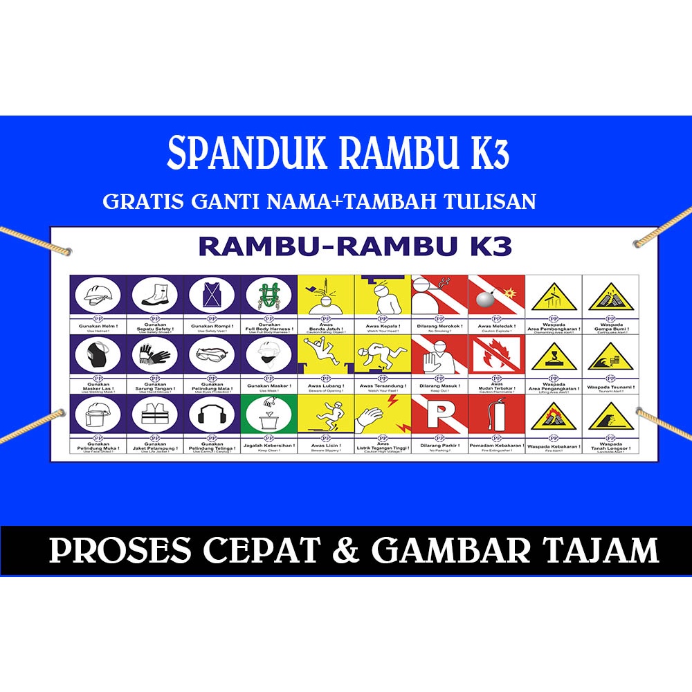 Jual Banner Spanduk Rambu Rambu K Shopee Indonesia