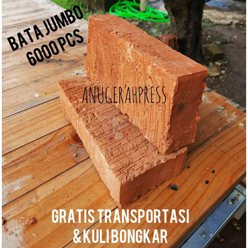 Jual Batu Bata Merah Press Jumbo Cikarang Bata Jumbo Pcs Shopee