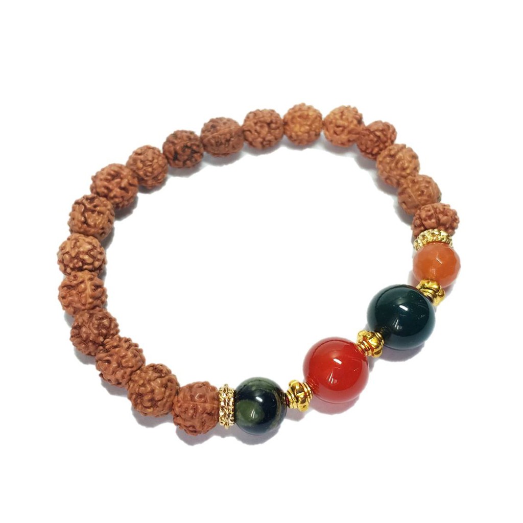 Jual Shambhala Gelang Bracelet Aries Birthstone Agate Shopee Indonesia