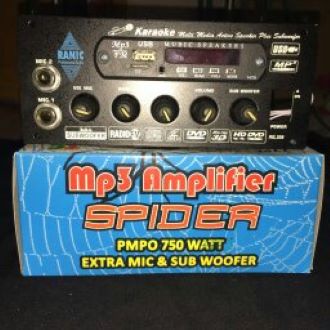 Jual KIT POWER AMPLIFIER SPEAKER ACTIVE PLUS MP3 USB 750W SPIDER