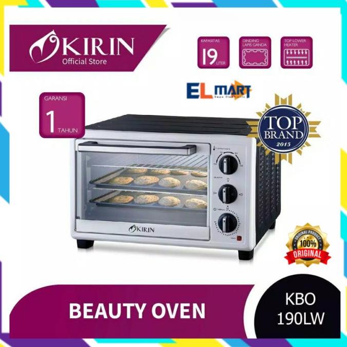 Jual Oven Listrik 19 Liter Kirin Kbo 190Lw 190 Lw Low Watt Pemanggang