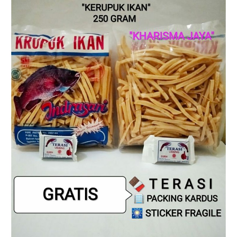 Jual KRUPUK IKAN INDRASARI STIK No 1 Shopee Indonesia