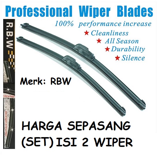 Jual Wiper Kaca Mobil Toyota Avanza Grand All New Veloz Xenia Rbw