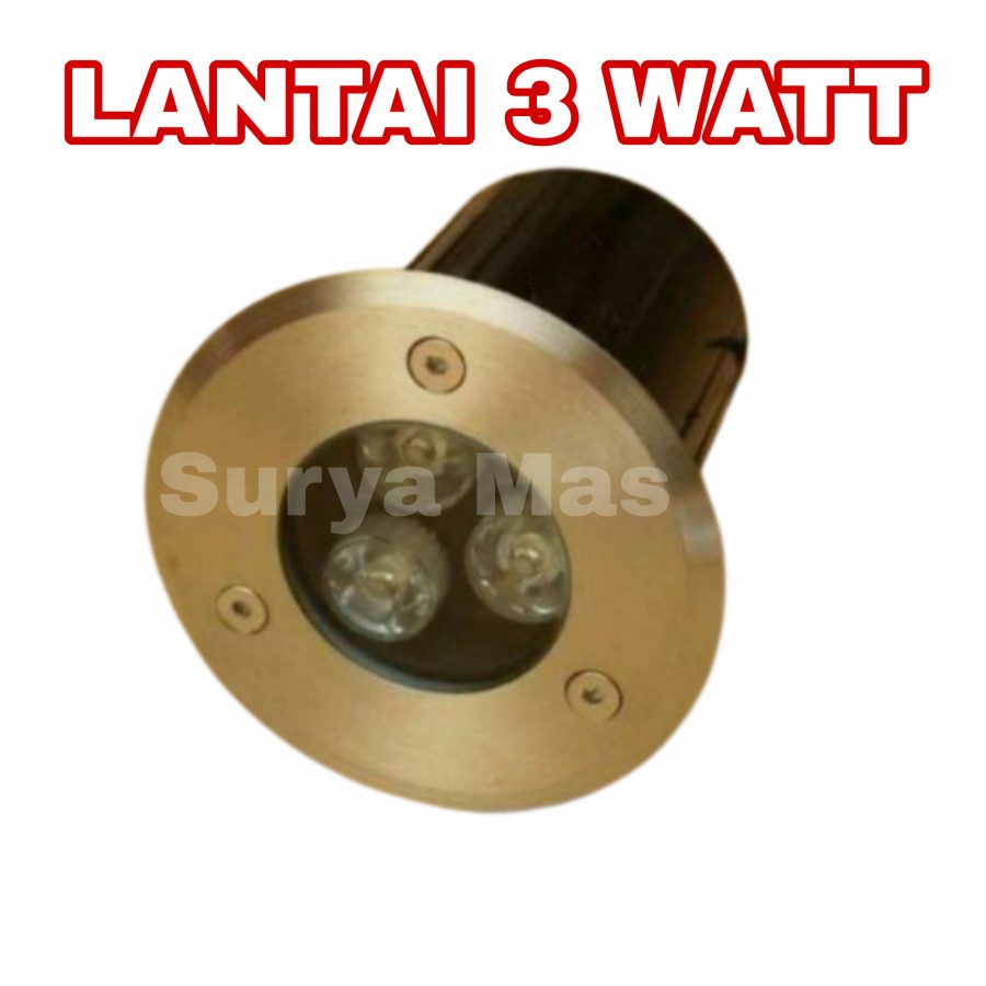 Jual Lampu Lantai 3 Watt Tanam Lampu Uplight 3 W Floor Lamp 3w Ground