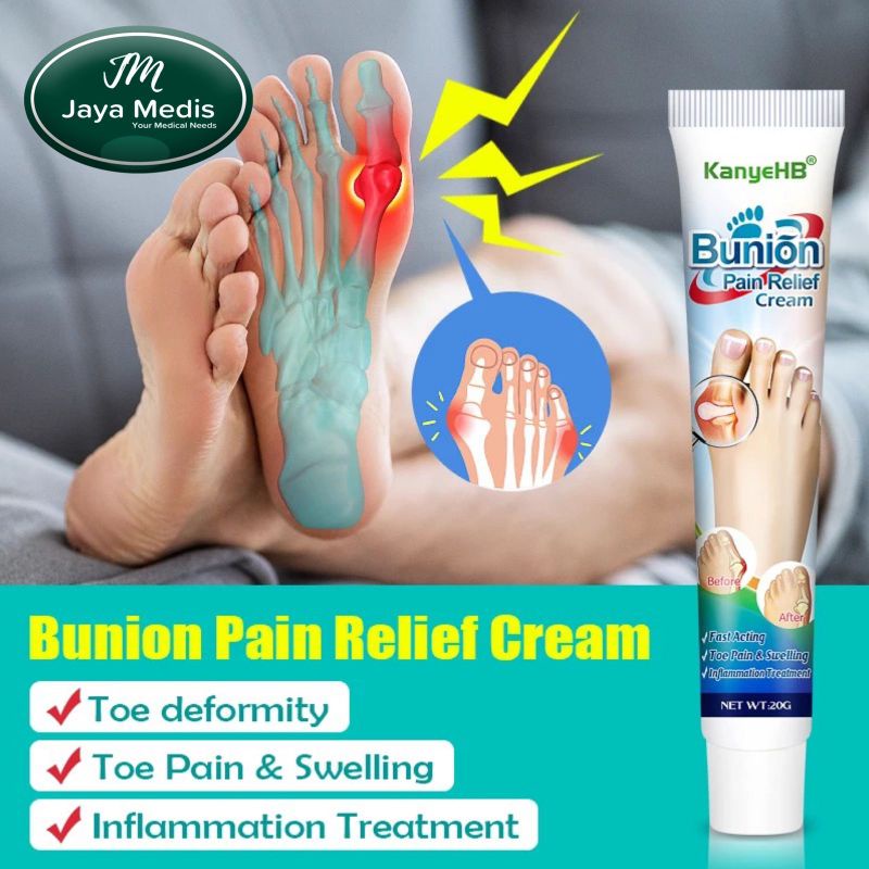 Jual Cream Nyeri Sendi Valgus Arthritis Bunion Pain Relief Cream G