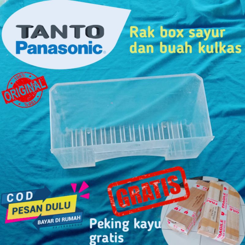 Jual RAK BOX SAYUR DAN BUAH KULKAS TANTO PANASONIC Shopee Indonesia