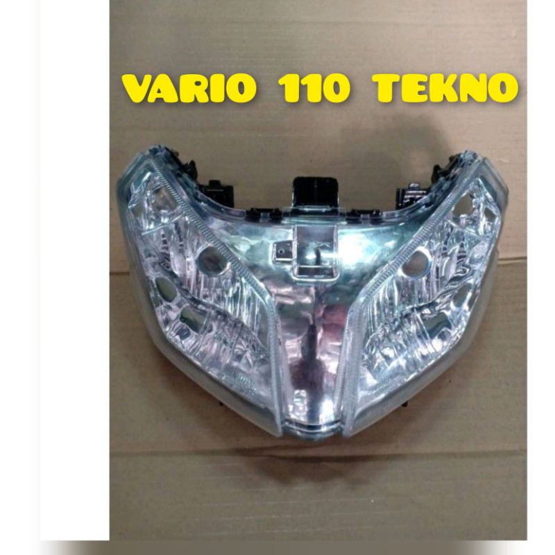 Jual Reflektor Plus Mika Lampu Depan Vario Tekno CBS 110 Karbu Shopee