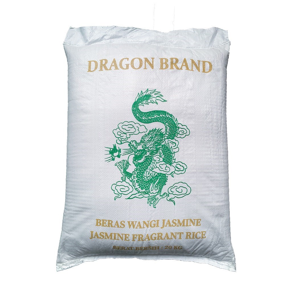 Jual Beras Jasmine Dragon Hijau 20KG Shopee Indonesia