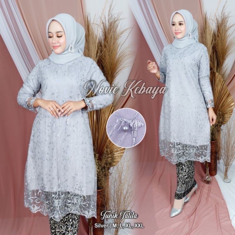 Jual BISA COD Real Pict Stelan Tunik Padang Tunik Modern Kebaya Pesta