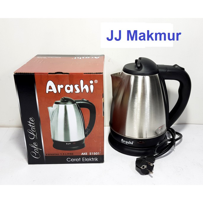 Jual Electric Kettle ARASHI S1501 Teko 1 5 Liter Ceret Termos Elektrik