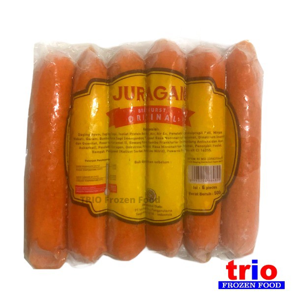 Jual Juragan Sosis Bakar Sapi Bratwurst Original Isi Gr Shopee