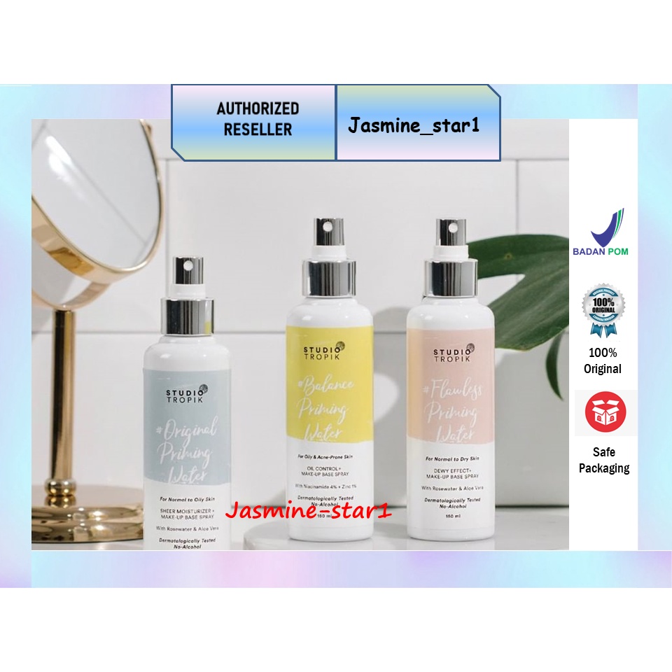 Jual Studio Tropik Priming Water Original Flawless Balance