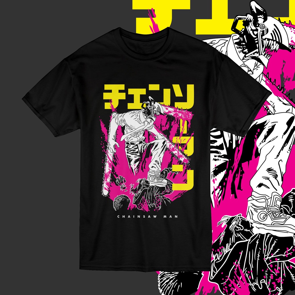 Jual KAOS ANIME TSHIRT JEPANG HARAKIRI CHAINSAW MAN Shopee Indonesia