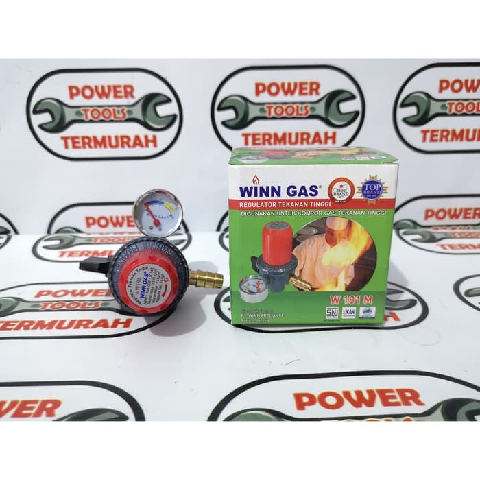 Jual Regulator Gas LPG Tekanan Tinggi Winn Gas W181M High Pressure