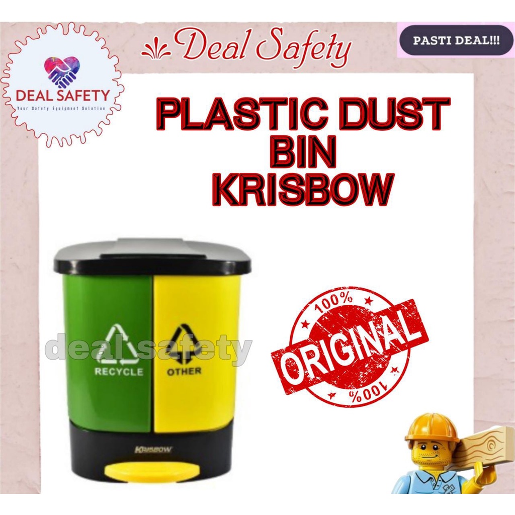 Jual Krisbow Tempat Sampah Liter Dust Bin Compartment Ltr