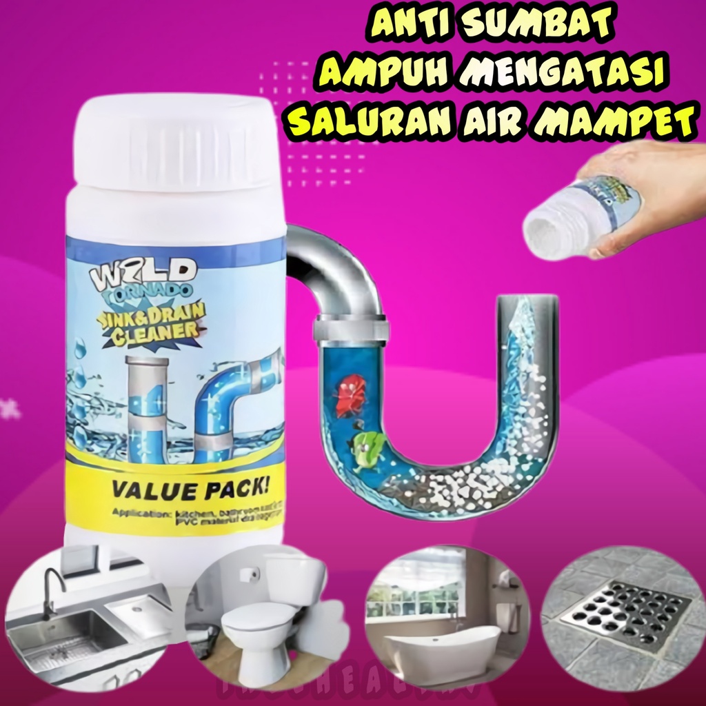 Jual WILD TORNADO Anti Sumbat Pembersih Pipa Toilet Tersumbat Anti