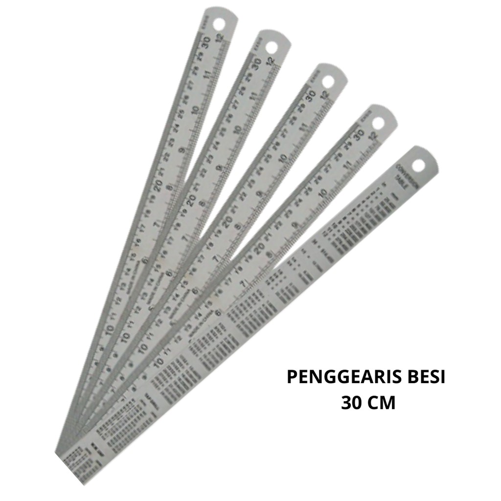 Jual Penggaris Besi Cm Alat Ukur Penggaris Ukur Stainless Stel