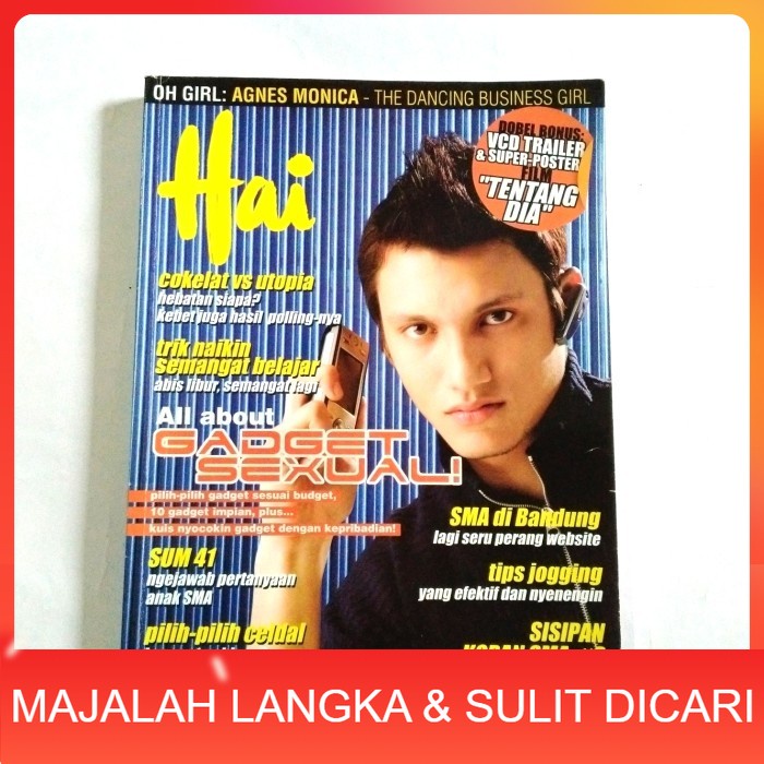 Jual Majalah Hai No Feb Cover Christian Sugiono Artikel