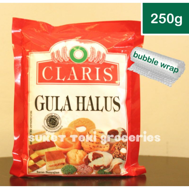 Jual Gula Halus Claris Gr Tepung Gula Bubuk Satuan Ready Shopee