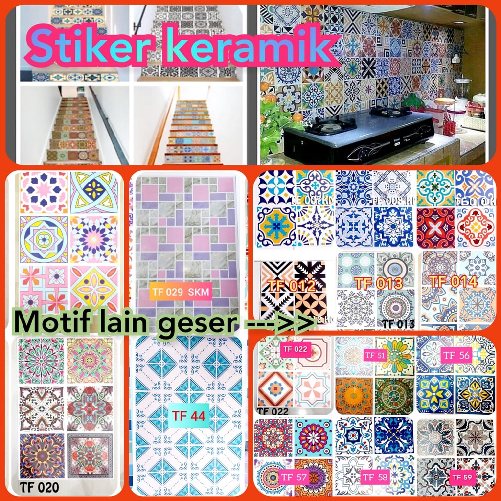 Jual Wallsticker Wall Sticker Setiker Stiker Keramik Wallstiker