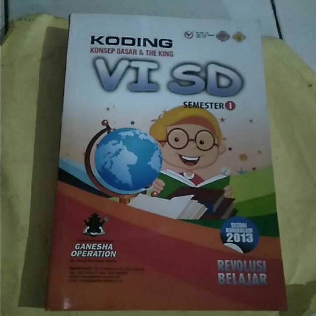 Jual Buku Koding Konsep Dasar The King Vl SD Semester L Shopee