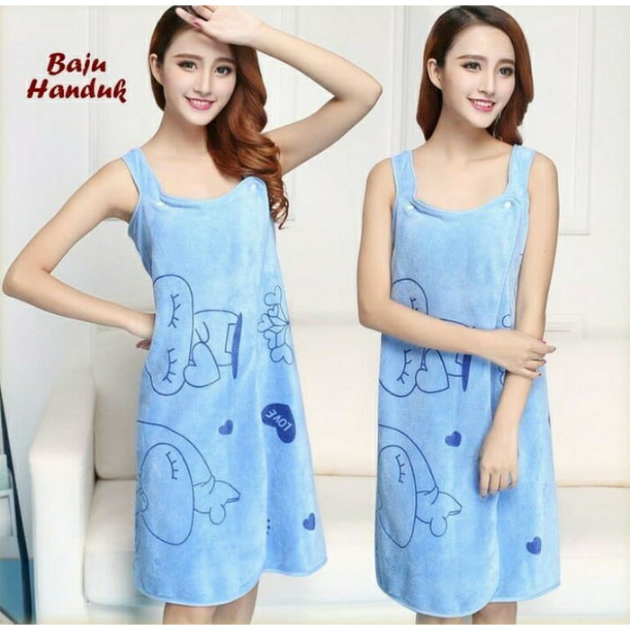 Jual Baju Handuk Mandi Karakter Wearable Towel Kimono Renang