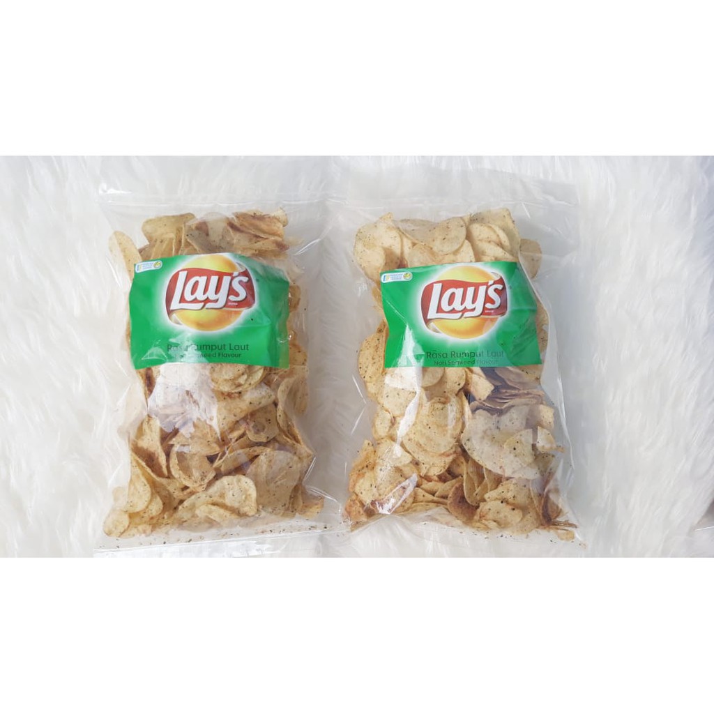 Jual Snack Lays Keripik Kentas Rasa Rumput Laut 250gr Shopee Indonesia