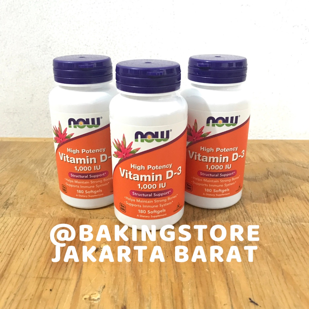 Jual NOW Foods Vitamin D3 1000IU 2000IU 5000IU 10000IU Shopee Indonesia