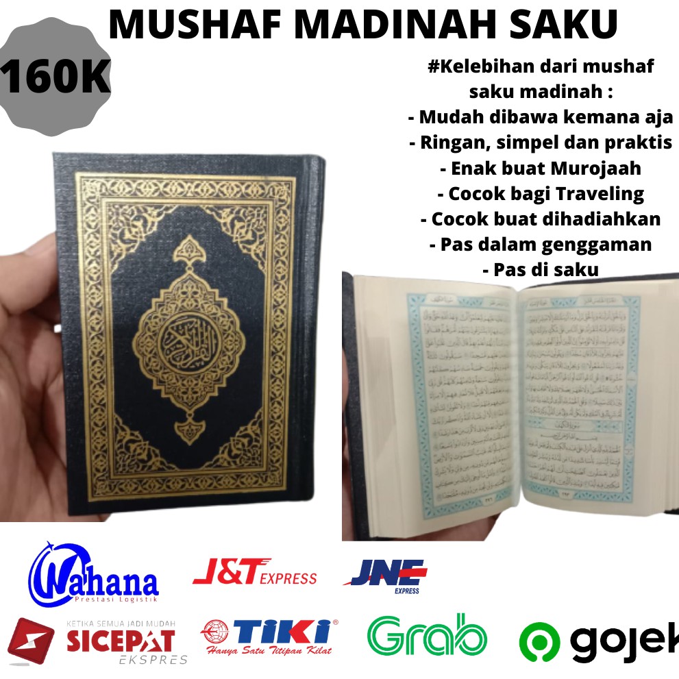 Jual Mushaf Madinah Saku Mushaf Alquran Saku Madinah Asli Mushaf JAIBI