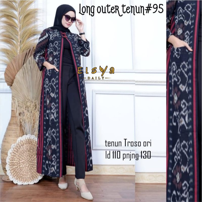 Jual LONG AUTER TENUN CAMILA LONG TUNIK Bisa Cod Shopee Indonesia