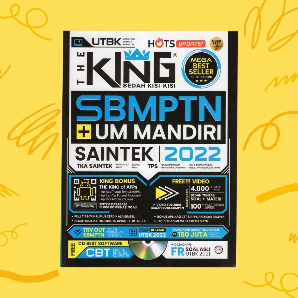 Jual Buku The King Bedah Kisi Kisi SBMPTN UTBK SAINTEK 2022 Forum