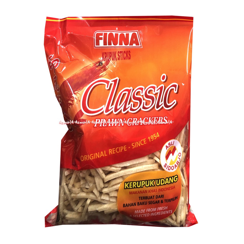 Jual Finna Krupuk Sticks Classic Prawn Crackers Kerupuk Udang Panjang