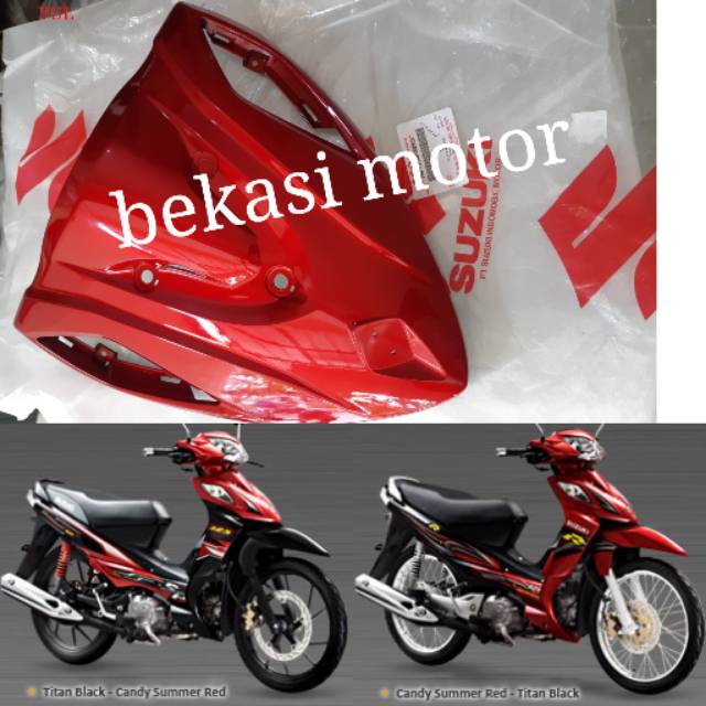 Jual Cover Tameng Depan Suzuki Shogun 125 SP FL RR Original Merah