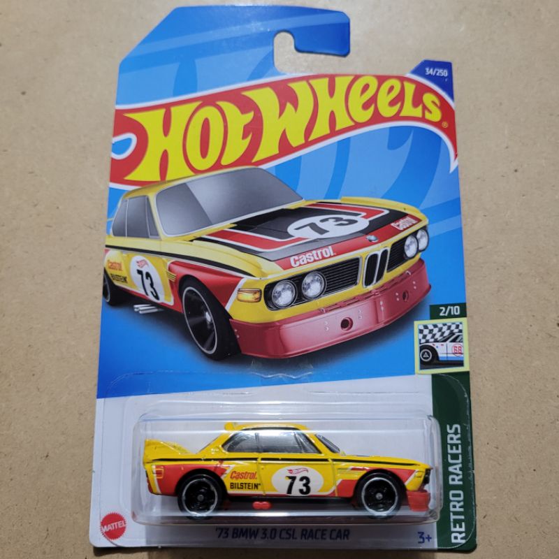 Jual HOT WHEELS 73 BMW 3 0 CSL RACE CAR RETRO RACERS YELLOW RED Shopee Indonesia